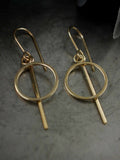 9ct-gold-circle-bar-drop-dangly-earrings-hooks