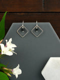 black-crystal-silver-sparkly-dangly-earrings