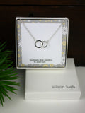 small-simple-double-circle-everyday-silver-pendant