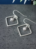 grey-pearl-silver-square-dangly-drop-earrings
