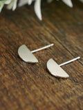 half-circle-moon-handmade-geometric-silver-studs