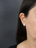 contemporary-half-circle-moon-shaped-matt-silver-simple-studs