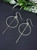 large-circle-silver-bar-dangly-hook-earrings
