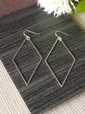 large-silver-diamond-shaped-dangly-hook-earrings