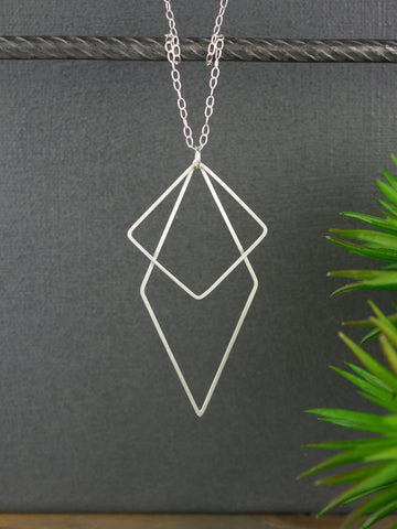 square-diamond-shaped-large-geometric-silver-jewellery-set