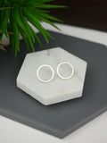 simple-everyday-circle-round-silver-studs