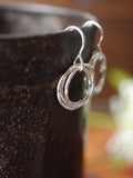 Three Linked Hoop Earrings