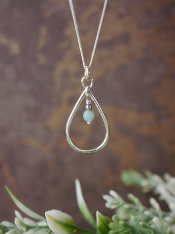 light-blue-amazonite-teardrop-handmade-silver-necklace-pendant