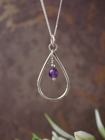 amethyst-teardrop-handmade-silver-drop-pendant-necklace-handmade
