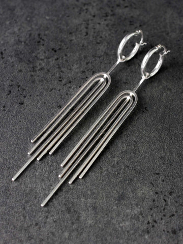 art-deco-inspired-large-long-handmade-silver-dangly-hoop-earrings
