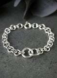 chunky-silver-chained-circle-linked-bracelet