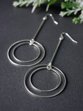 large-double-circle-silver-dangly-earrings