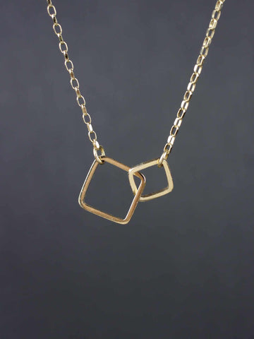 9ct Gold Love Knot Necklace | Hurleyburley