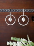 grey-crystal-pearl-simple-cirlce-drop-hook-dangly-silver-earrings