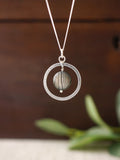 grey-mother-of-pearl-circle-silver-pendant-necklace-handmade