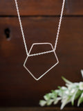hexagonal-silver-pendant-with-chain
