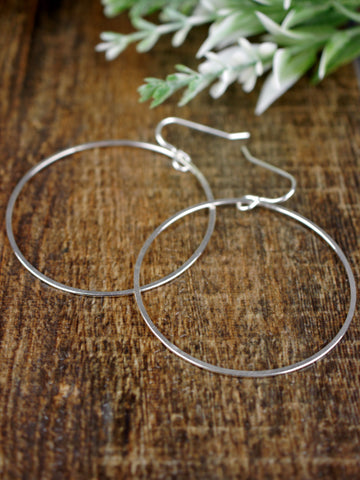 large-hoop-circle-silver-dangly-earrings