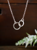 small-simple-double-linked-pretty-handmade-silver-necklace